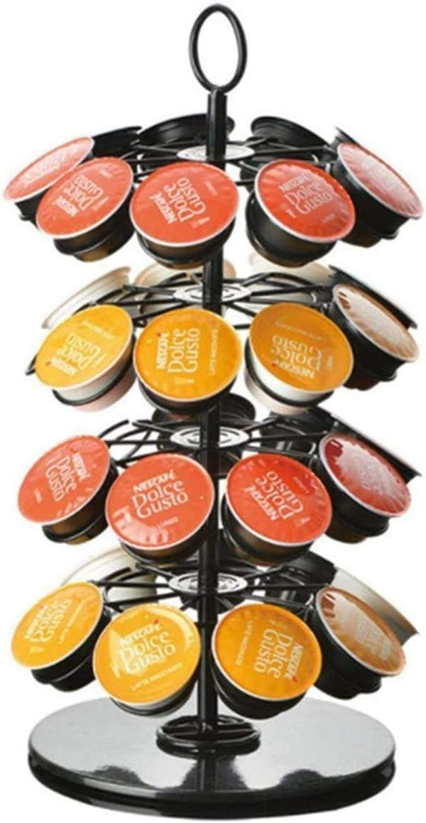 Dubkart Coffee accessories 360 Degree Rotating Coffee Capsules Pod Holder Stand