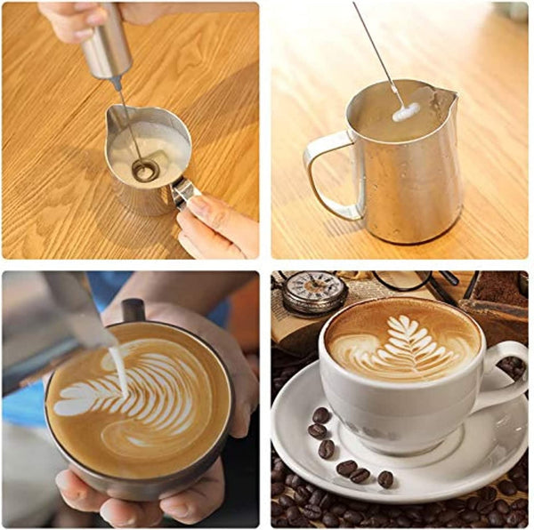 Dubkart Coffee accessories Hand Held Electric Coffee Milk Frother Mixer Egg Whisk