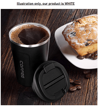 Dubkart Coffee accessories Insulated Leakproof Coffee Mug 380ml