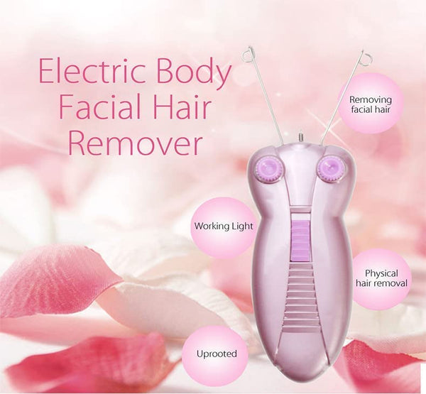 Dubkart Cordless Electric Facial Epilator Threading Hair Remover