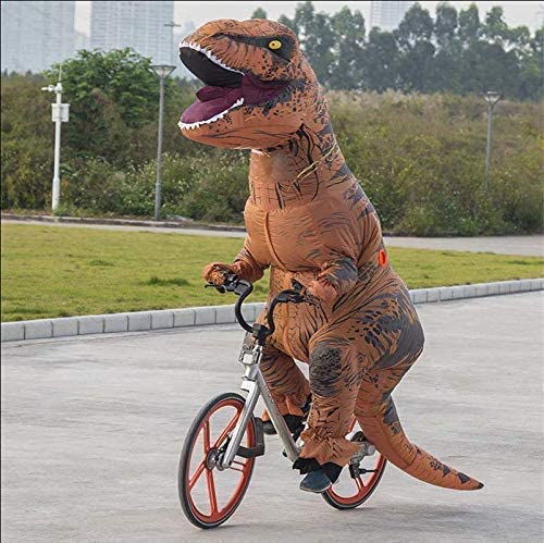 Dubkart Costumes Inflatable T-Rex Dinosaur Costume for Adults 2.2 Meters