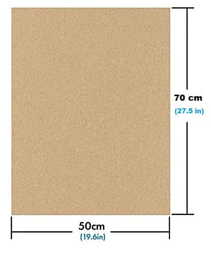Dubkart Craft paper 20 PCS Craft Art Gift Wrapping Paper 70x50 cm Brown