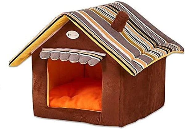 Dubkart Cute Pet Dog Cat Soft Warm Bed House