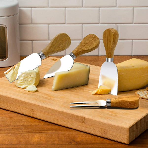 Dubkart Cutlery 4 PCS Cheese Slicer Knives Set