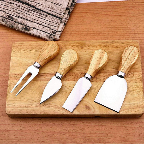 Dubkart Cutlery 4 PCS Cheese Slicer Knives Set