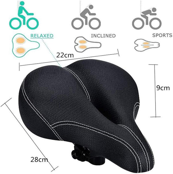 DubKart Cycling Bicycle Seat with LED Back Light
