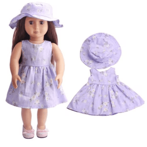 Dubkart Dolls 18-Inch Cute Doll Prom Dress Clothes Princess Gown