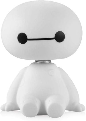 Dubkart Dolls Cartoon Baymax Robot Shaking Head Car Ornament Figure