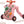 Dubkart DUBKART 4 in 1 Walker for Baby, Baby Push Walker, Assemble as Scooter/Balance bike/Detachable Panel, Walking Toys for Infants 3-12 Months, Pink