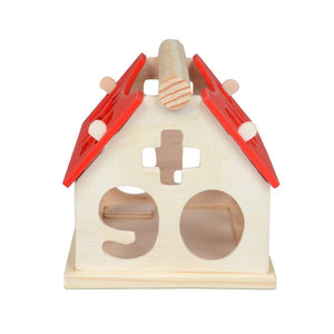 Dubkart Educational toys Children Educational Wooden Toy Numbers Shapes House Block