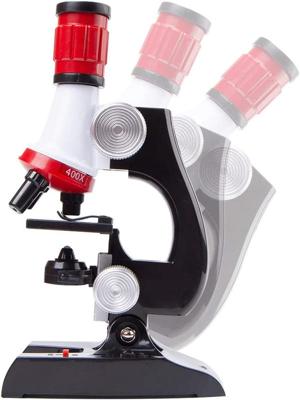 Dubkart Educational toys Kids Education Biology Microscope With Support Kit  100X 400X 1200X