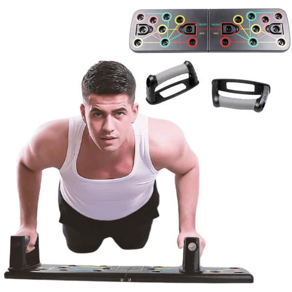 Dubkart Exercise equipment 14in1 Exercise Fitness Gym Push Up Board Stand With Handle