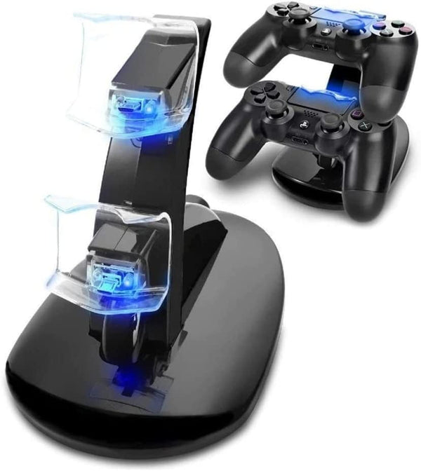 Dubkart Gaming PS4 Dual Fast Charger Dock Controller Stand