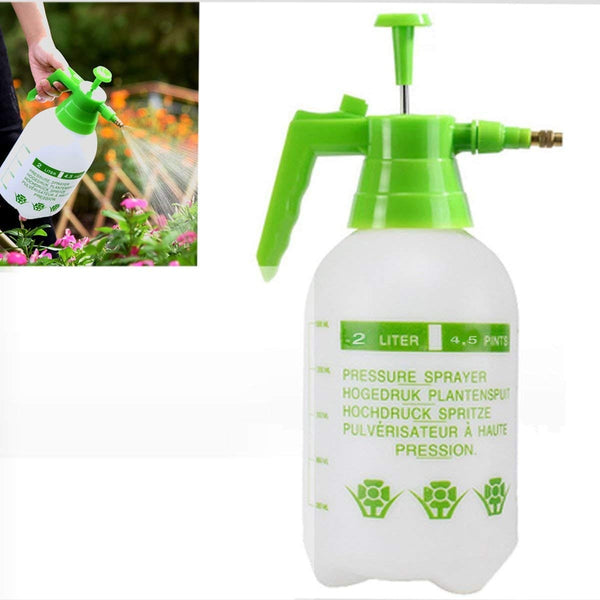 Dubkart Gardening accessories 2L Garden Water Pressure Sprayer Bottle (Green & White)