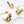 Dubkart Home decor 4 PCS Nordic Birds Home Decor Set (Gold)