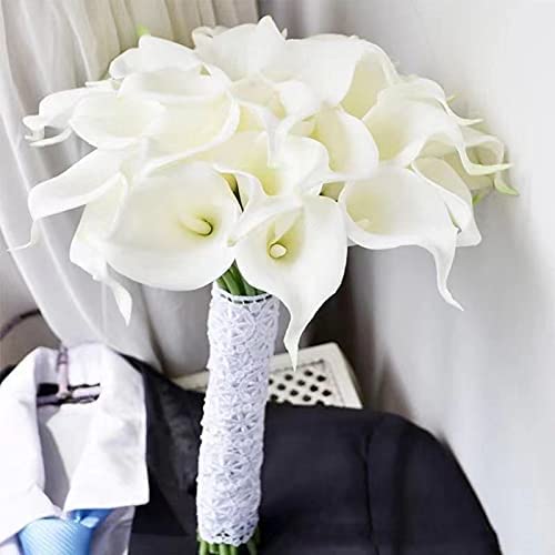 Dubkart Home decor 8 PCS Artificial Fake Lily Flowers Set