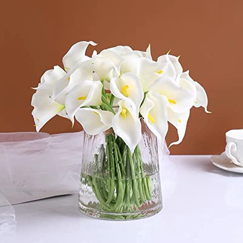 Dubkart Home decor 8 PCS Artificial Fake Lily Flowers Set