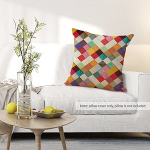 Dubkart Home decor Geometric Pattern Cushion Cover (45x45cm)