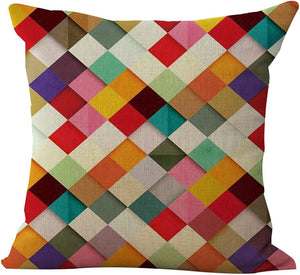 Dubkart Home decor Geometric Pattern Cushion Cover (45x45cm)