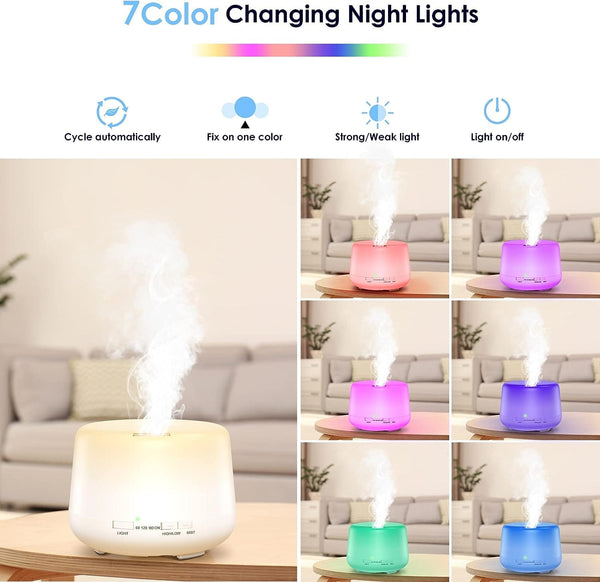 Dubkart Humidifiers Humidifier Oil Fragrance Diffuser with Ambient Light