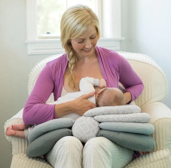 Dubkart Infant Care Soft Cotton Newborn Baby Nursing Pillow