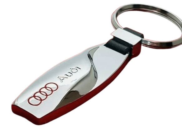 Dubkart Key chains Audi Key Chain - Red Logo