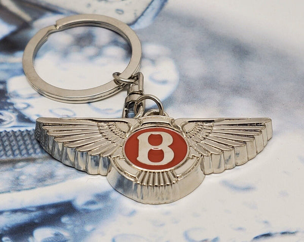 Dubkart Key chains Bentley Emblem Logo Pendant Keychain Key Ring