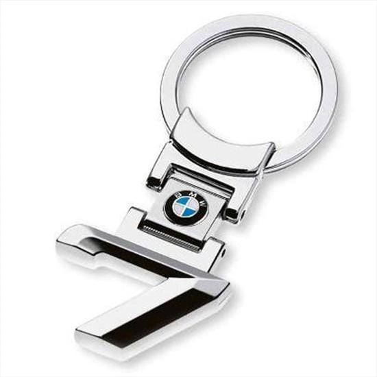 Dubkart Key chains BMW 7 Series Emblem Logo Pendant Keychain Key Ring Zinc