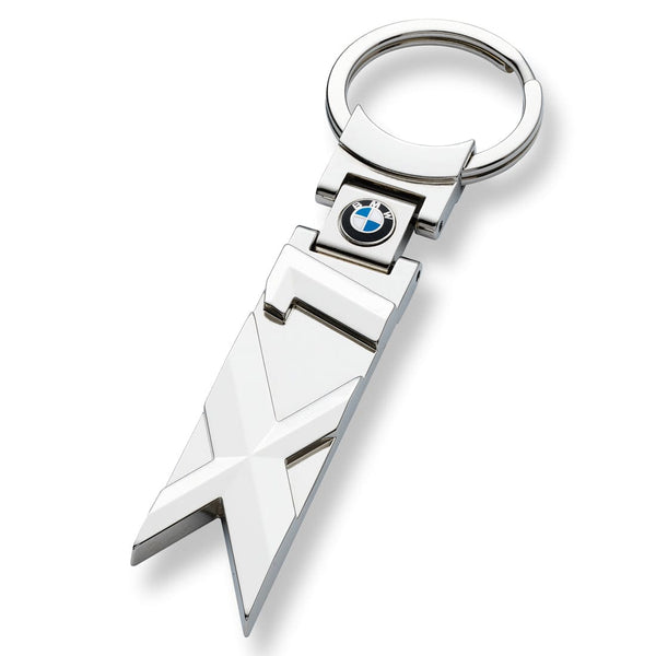 Dubkart Key chains BMW X1 Emblem Logo Pendant Keychain Key Ring Zinc Chrome