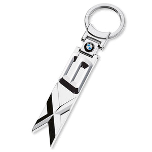 Dubkart Key chains BMW X6 Emblem Logo Keychain Pendant Key Ring Zinc Chrome