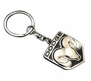 Dubkart Key chains Dodge Emblem Logo Pendant Keychain Key Ring