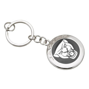 Dubkart Key chains Jaguar Growler Emblem Logo Keychain Key Ring Zinc (Black)