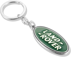 Dubkart Key chains Land Rover Emblem Logo Keychain Key Ring Zinc Chrome Defender