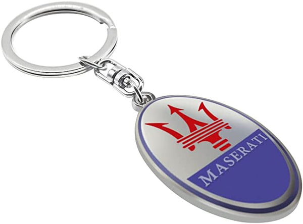 Dubkart Key chains Maserati Emblem Logo Keychain Key Ring Zinc