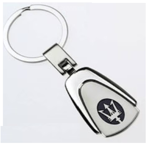 Dubkart Key chains Maserati Emblem Logo Keychain Pendant Key Ring