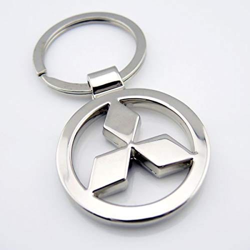 Dubkart Key chains Mitsubishi Emblem Logo Keychain Key Ring Zinc