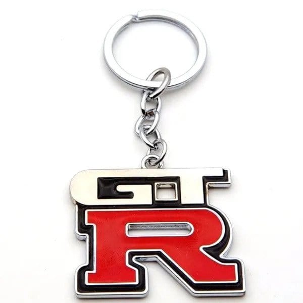 Dubkart Key chains Nissan GTR Emblem Logo Keychain Key Ring Zinc