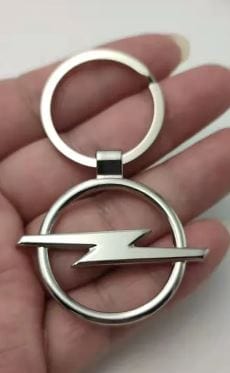 Dubkart Key chains Opel Metal Emblem Logo Keychain Pendant Key Ring Zinc Chrome