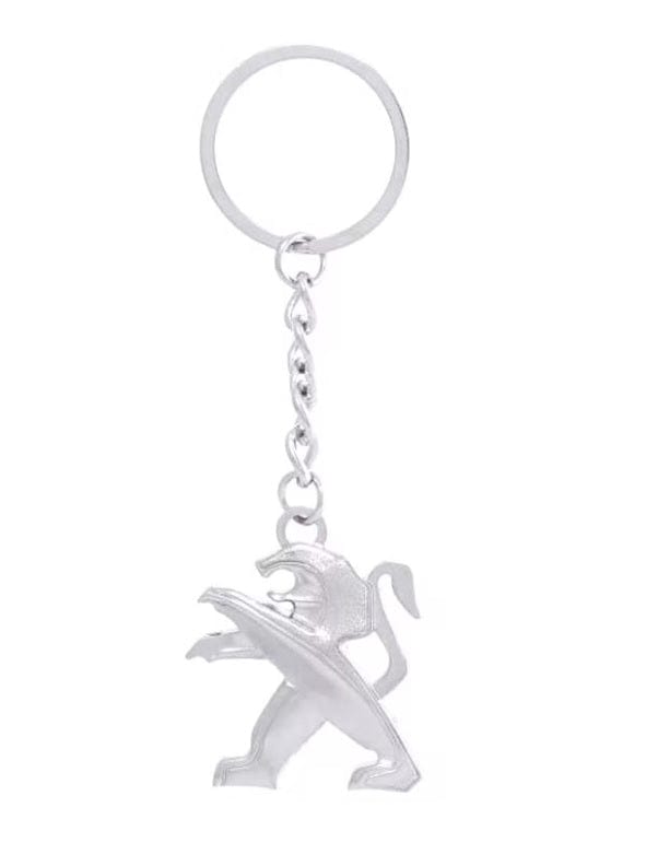 Dubkart Key chains Peugeot Metal Emblem Logo Keychain Pendant Key Ring