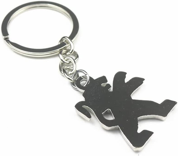 Dubkart Key chains Peugeot Metal Emblem Logo Keychain Pendant Key Ring