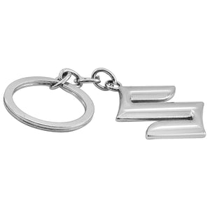 Dubkart Key chains Suzuki Emblem Logo Keychain Pendant Key Ring Zinc Chrome
