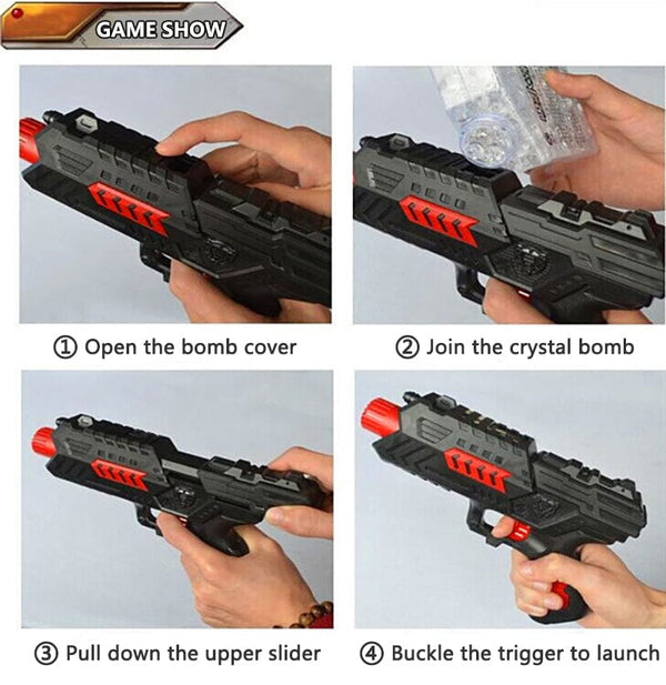 Dubkart Kid's Water Bomb Soft Bullet Gun Pistol Toy