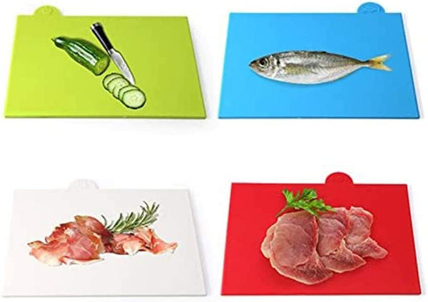 Dubkart Kitchen accessories Color-Coded Kitchen Cutting Board Set with Holder