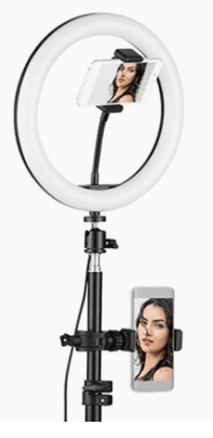 Dubkart Lights 10 inch Ring Light With Tripod Stand Phone Holder