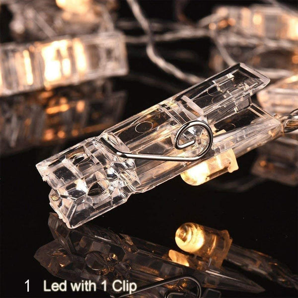 Dubkart Lights 20 Clips LED Photo String Lights