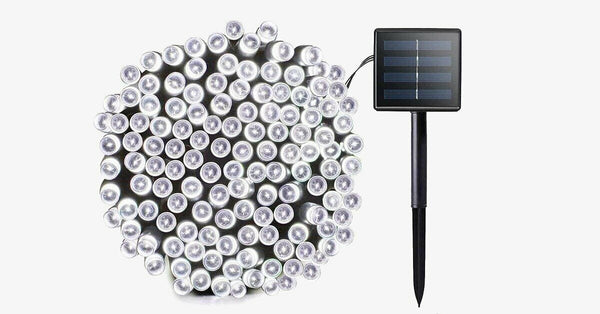 Dubkart Lights 50 Solar Powered LED String Lights 17 meters