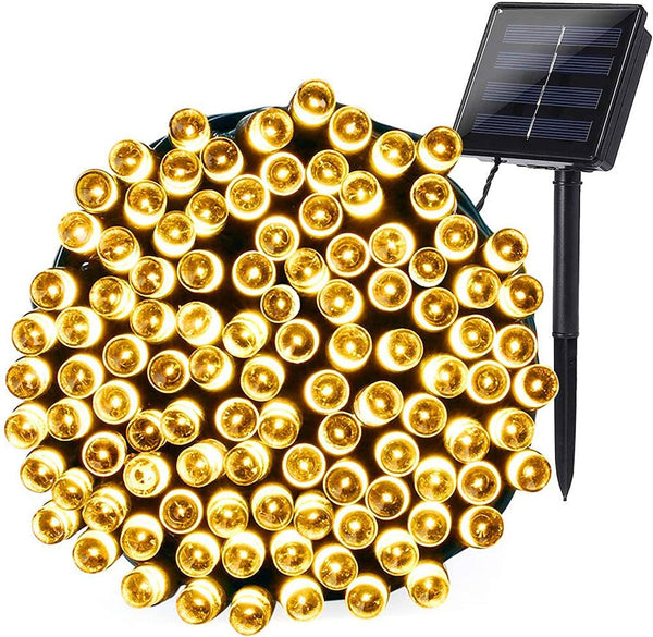 Dubkart Lights 50 Solar Powered LED String Lights 17 meters