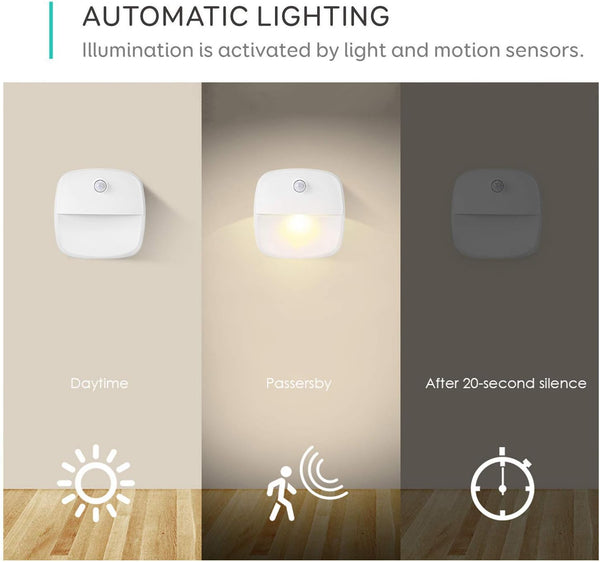 Dubkart Lights Compact Stick-On LED Motion Sensor Light