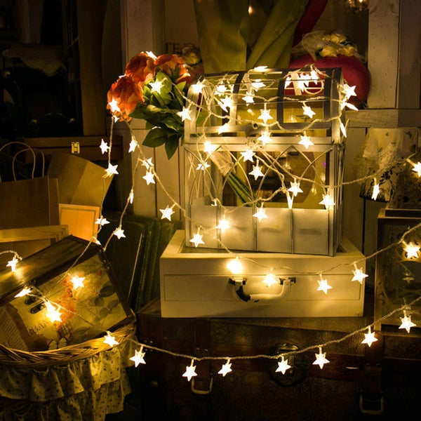 Dubkart Lights LED Twinkle Star String Lights