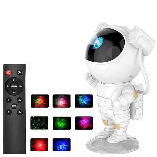 Dubkart Lights Star Astronaut Night Light Projector with Remote Control Timer